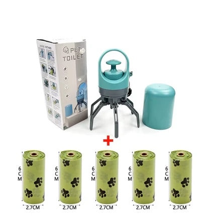 ペットのフン取り 犬用 うんちピッカー うんち取り器う んち処理片手操作散歩 マナー用品手が汚れない交換用 処理袋